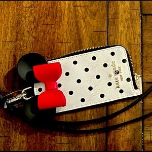 NWOT Kate Spade Minnie Mouse ID Lanyard